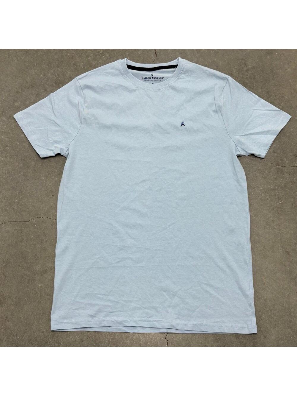 Tailor Vintage Plain Blue T Shirt
